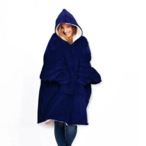 Толстовка плед с капюшоном Huggle Hoodie