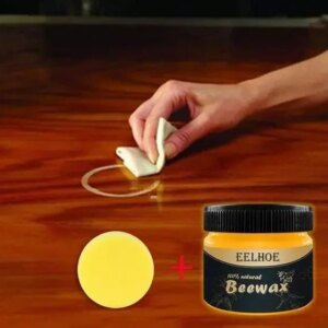 Полироль для мебели Beewax 80 г / Восковой полироль для мебели