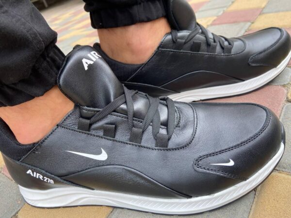 Кроссовки мужские Nike AIR270 черные,натуральная кожа