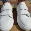 Женские кроссовки Marmilade натуральная кожа, на липучках белые