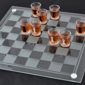 Алко игра "Пьяные шахматы" с рюмками | настольная игра