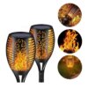 Водонепроницаемый фонарь 52 см с эффектом пламени Solar flame led light sensor activated