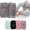 Наколенники для детей Children chicken knee protector цвет розовый, серый, черный Детские наколенники