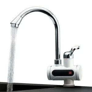 Кран водонагреватель с LCD экраном Instant Electric Heating Water  (нижнее подключение) FT-003