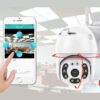 Поворотная уличная IP камера видеонаблюдения PTZ WiFi xm 2mp с удаленным доступом