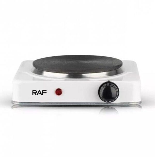 Электрическая дисковая одноконфорочная настольная плита RAF 8010A White 1000W