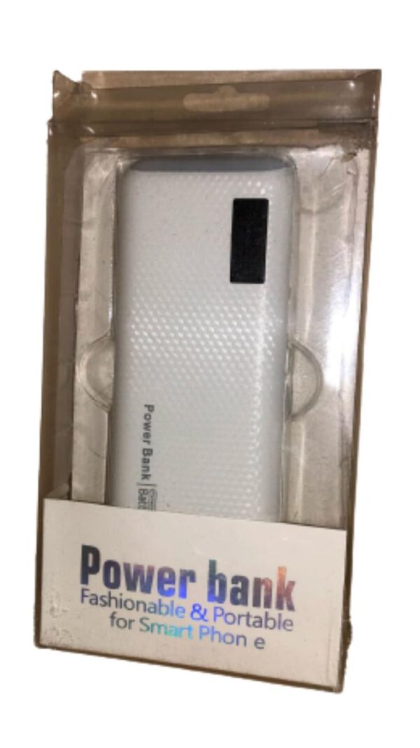 Повербанк Power Bank 2x10000mAh с дисплеем  (Белый)