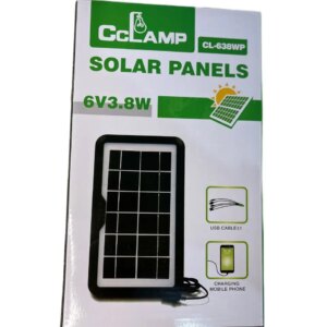 Портативная солнечная панель Cclamp CL-638wp 3.8W 6V IP65