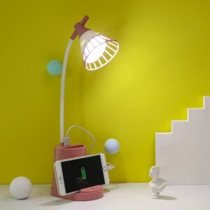 Лампа DESKTOP LAMP EL-2176 с функцией Powebank 1200mAh, и держателем телефона