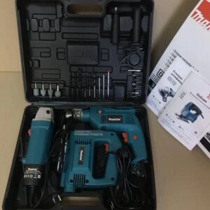 Комплект Makita 3 в 1 Дрель, лобзик, Болгарка / Макита три в одном
