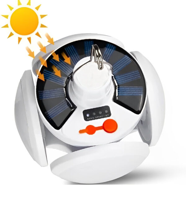Фонарь-лампа аккумуляторная BL 2029 + SOLAR на солнечной батарее с USB зарядкой