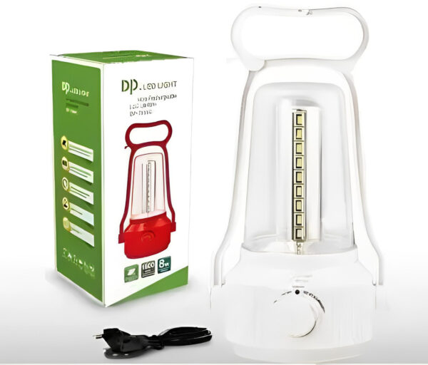 Кемпинговый фонарь аккумуляторный переносной DP-7044С лампа ночник 8W