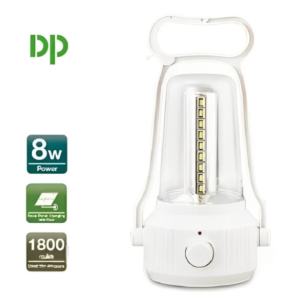 Кемпинговый фонарь аккумуляторный переносной DP-7044С лампа ночник 8W