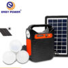 Фонарь-Power Bank EP-391bt радио-блютуз с солнечной панелью+лампочки 3шт
