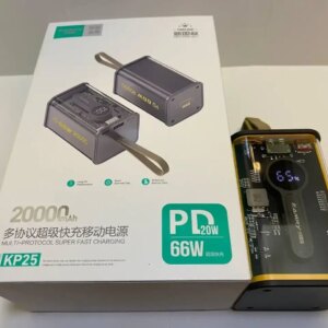 Power Bank 20000 mAh KP-25 (22,5W), | Повербанк | Портативная зарядка