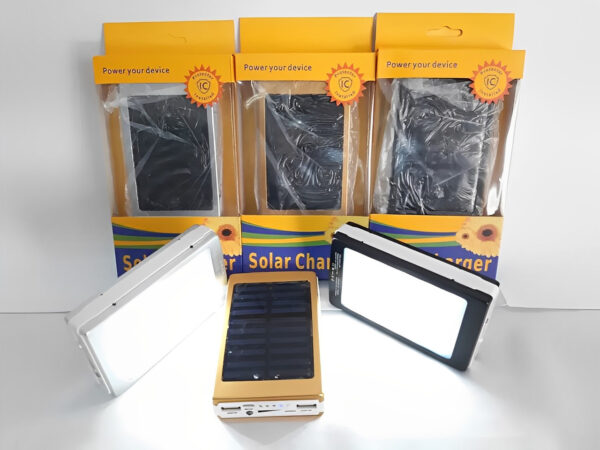 Power Bank 30000Mah аккумулятор для телефона зарядка от солнца с солнечной батареей