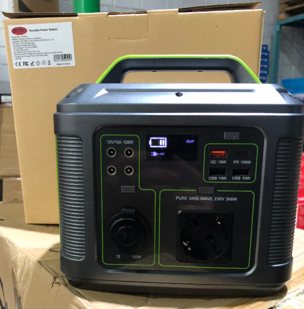 Портативная электростанция повербанк с розеткой Wimpex WX-500