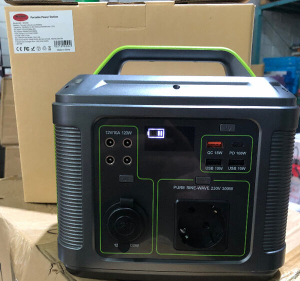 Портативная электростанция повербанк с розеткой Wimpex WX-500