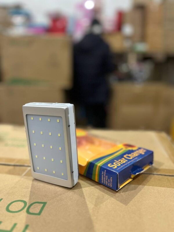 Power Bank 30000Mah аккумулятор для телефона зарядка от солнца с солнечной батареей