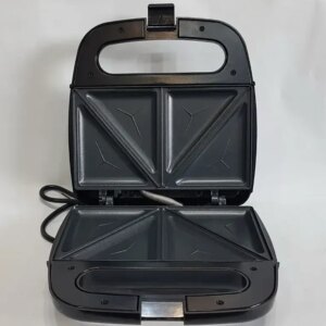 Электрическая сэндвичница DOMOTEC 7777MS-BIG Бутербродница с антипригарным покрытием и термостатом 750Вт