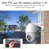Уличная IP камера видеонаблюдения поворотная WiFi камера Sdeter IPC-V380-Q10 1080P