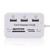 Картридер для чтения карт-концентраторов HUB USB Combo 2.0 USB/MS/MS Pro DUO/SD/M2/MMC/MicroSD