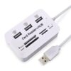 Картридер для чтения карт-концентраторов HUB USB Combo 2.0 USB/MS/MS Pro DUO/SD/M2/MMC/MicroSD