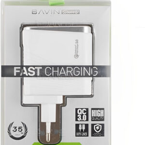 Качественное сетевое зарядное устройство BAVIN PC522 35W Fast Charger 5V-3.4A
