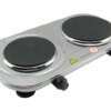 Плита электрическая Rainberg RB-007 настольная двухкомфорочная 3500 Вт + 5 режимов работы Серая