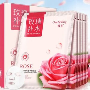 Тканевая маска для лица с экстрактом роз Rose Moisturizing Mask One Spring 30г