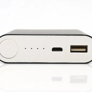 Универсальная мобильная зарядка Power Bank JS-30 Boro 10400 mAh серебристый