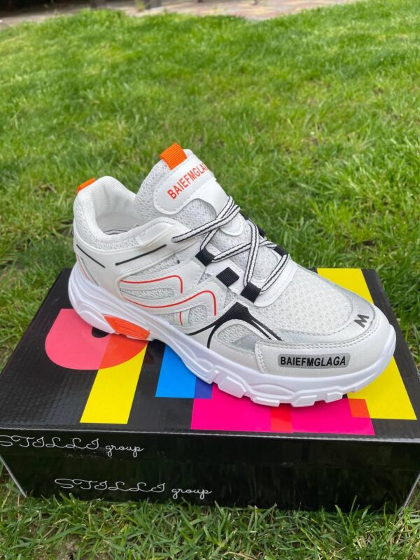 Женские кроссовки спортивные ClassShoesBAL190- бежево оранжевый