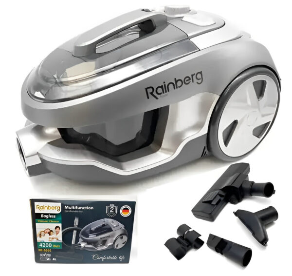 Пылесос Rainberg RB-659S колбовый с регулятором мощности HEPA фильтр 4L - 4200 W