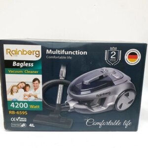 Пылесос Rainberg RB-659S колбовый с регулятором мощности HEPA фильтр 4L - 4200 W
