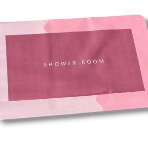 Нескользящий влагостойкий коврик для ванны Shower Room  40х60 см Розовый