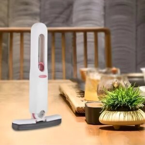 Мини швабра MINI MOP XL-340 с автоотжимом, легкая, для уборки дома, авто, с дополнительными губками