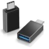 Переходник USB OTG-01 с телефона на флешку - Type-C черные
