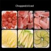 Многофункциональная овощерезка, ручная для мяса овощей фруктов слайсер измельчитель