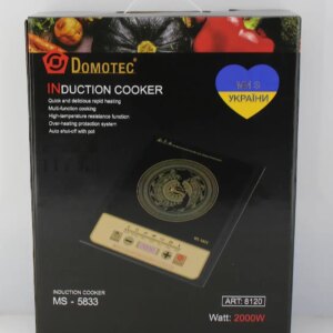 Индукционная плита Domotec MS-5833 Электроплита индукционная 2000 Вт Настольная электрическая плита