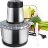 Измельчитель чаша 2 л 4 лезвия из нержавеющей стали Rainberg RB-2202 1300 Watt