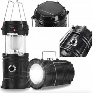 Кемпинговая LED лампа X-BAIL BL-5800 c фонариком и солнечной панелью