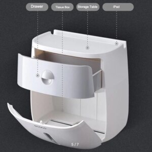 Держатель для туалетной бумаги бумажных полотенец Towel Holder Ecoco