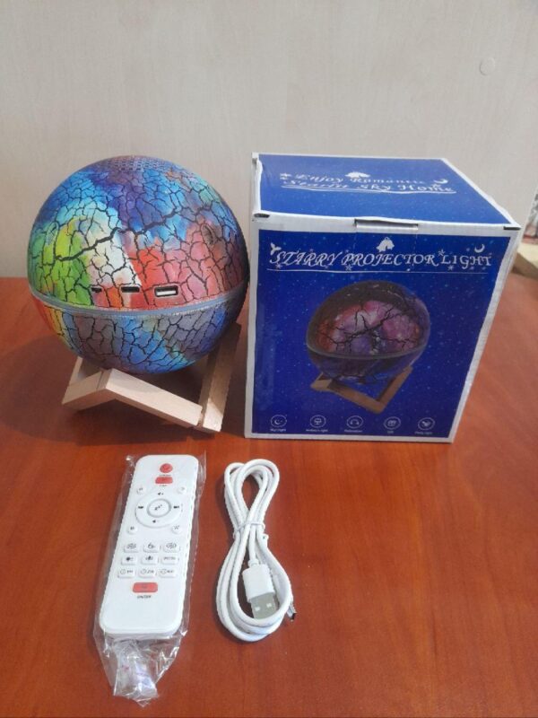 Лампа ночник на подставке Звёздное небо-планета K880
