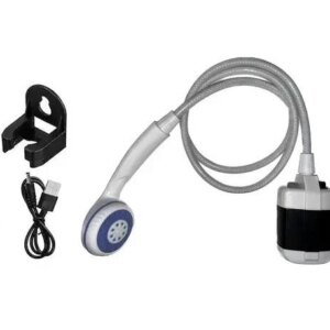 Душ портативный, кемпинговый с помпой на аккумуляторе USB Travel shower  2200 мАг