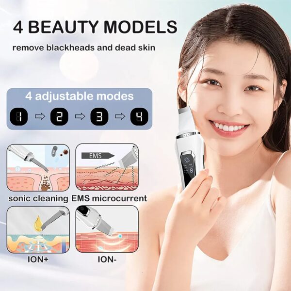 Ультразвуковой скрабер для лица Ultrasonic Facial Beauty Device