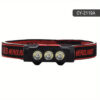 Фонарь налобный Type-C Bailong 1x18650 BL-2119C