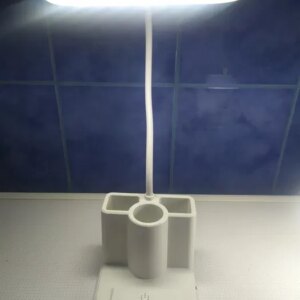 Светодиодная настольная лампа Led table lamp qp-2209-B с USB юсб теплый и холодный белый свет