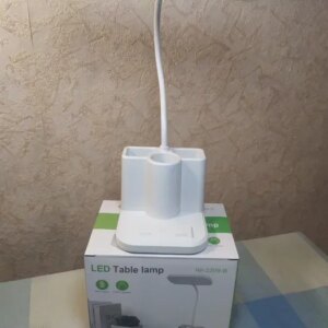 Светодиодная настольная лампа Led table lamp qp-2209-B с USB юсб теплый и холодный белый свет