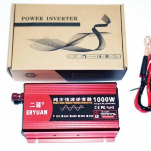 Преобразователь Инвертор Інвертор чис.синус ERYUAN AC/DC  LCD 12v 1000W Для котла