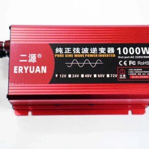 Преобразователь Инвертор Інвертор чис.синус ERYUAN AC/DC  LCD 12v 1000W Для котла